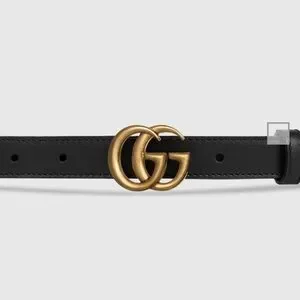 Gucci | Accessories | Leather Belt With Double G Buckle  display picture 1